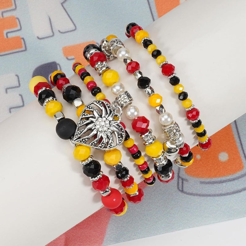 Lonext Halloween Bracelets Stackable Heishi Beaded Stretch Bracelets - Image 2